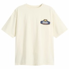 Rhude Men's Racing Crest T-Shirt in Vintage White/Navy