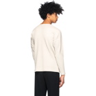 Homme Plisse Issey Miyake Off-White Surface Long Sleeve T-Shirt