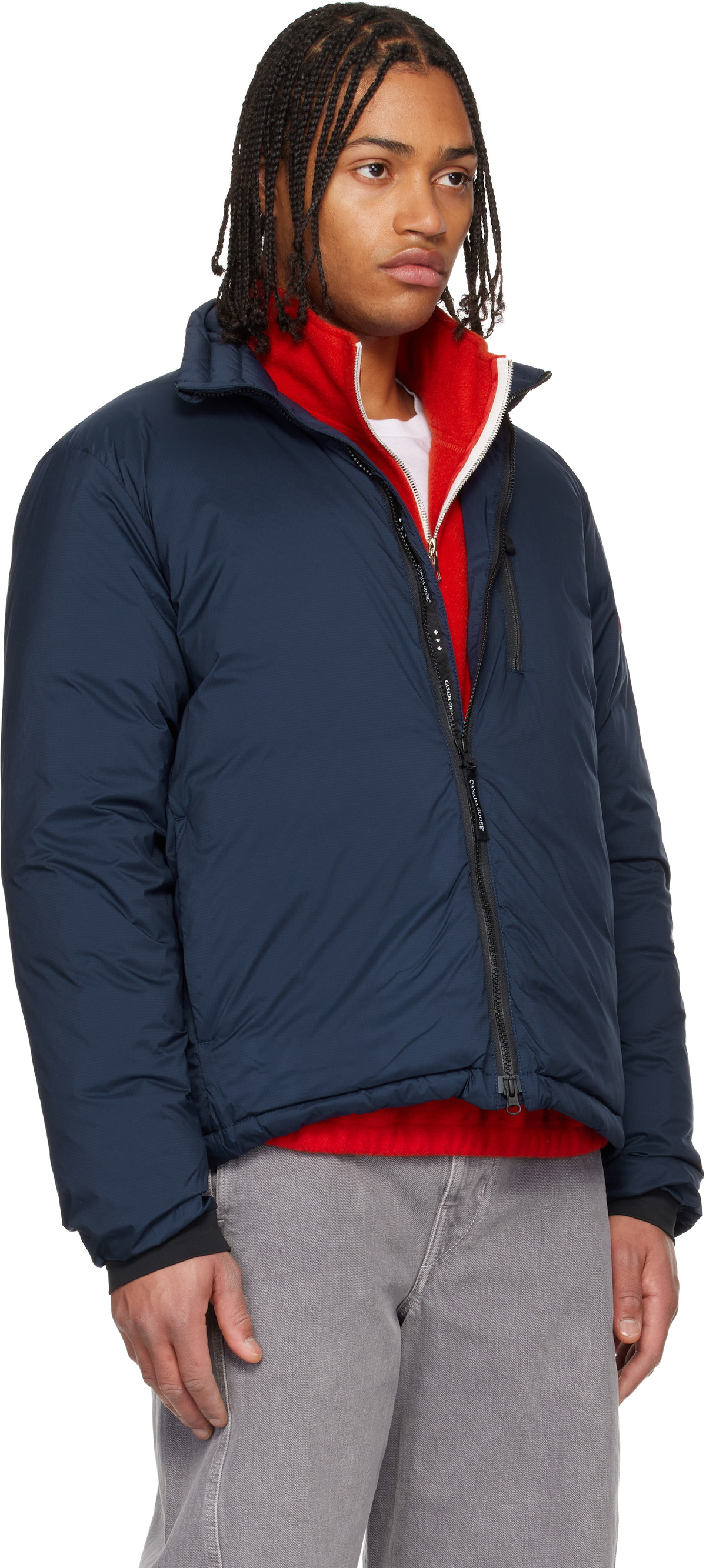 Canada Goose Navy Lodge Down Jacket