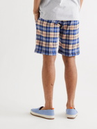 BARENA - Checked Linen-Blend Shorts - Multi