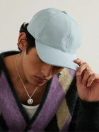 A.P.C. - Charlie Logo-Embroidered Cotton-Canvas Baseball Cap - Blue