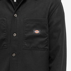 Dickies Men's Union Spring Overshirt in Black