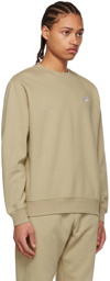 Nike Beige Sportswear Club Sweatshirt