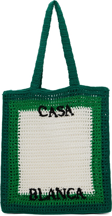 Photo: Casablanca Green Crochet Tote