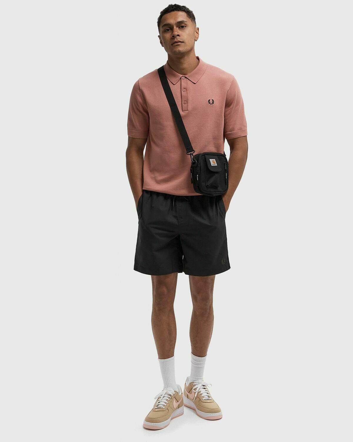 Fred Perry CLASSIC SWIMSHORT Black Mens Swimwear