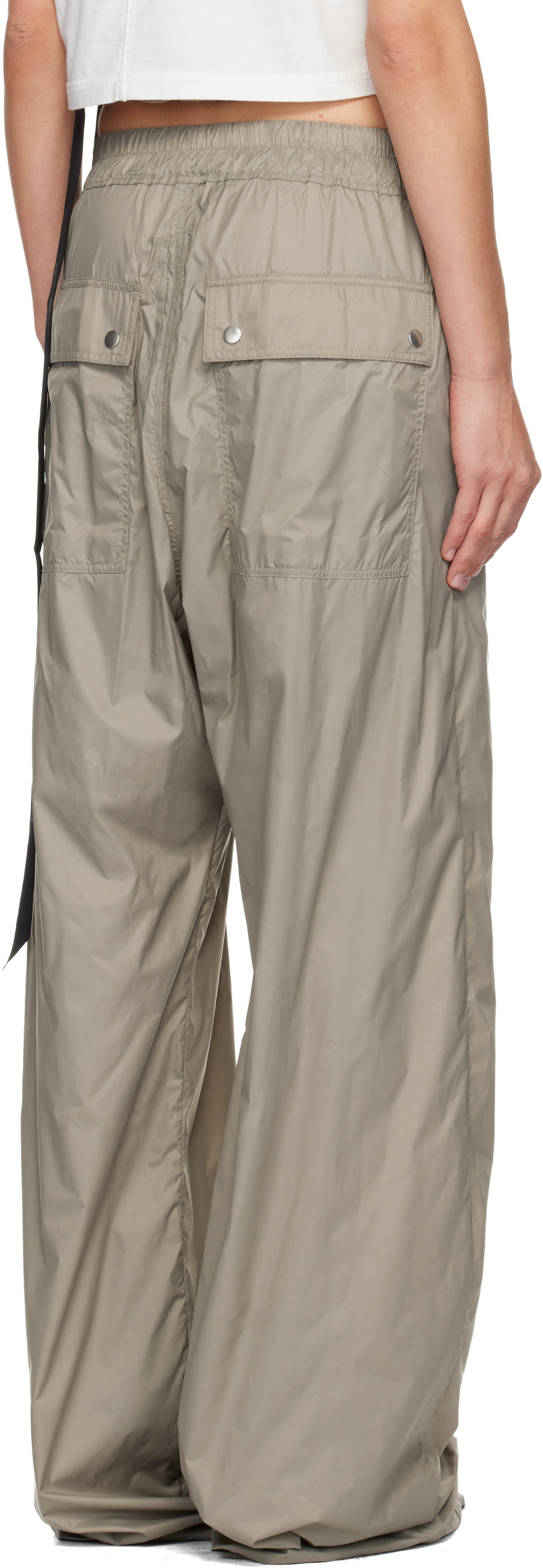 Rick Owens DRKSHDW Taupe Concordian Geth Belas Lounge Pants