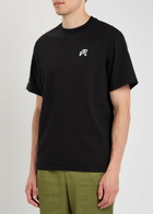 Malbon Bermuda Logo-print Cotton T-shirt Black