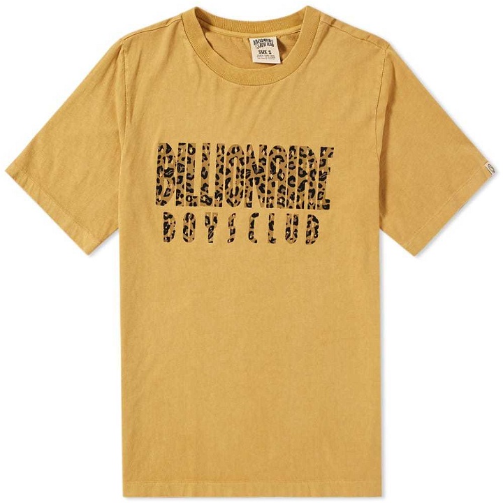 Photo: Billionaire Boys Club Leopard Fill Straight Logo Tee