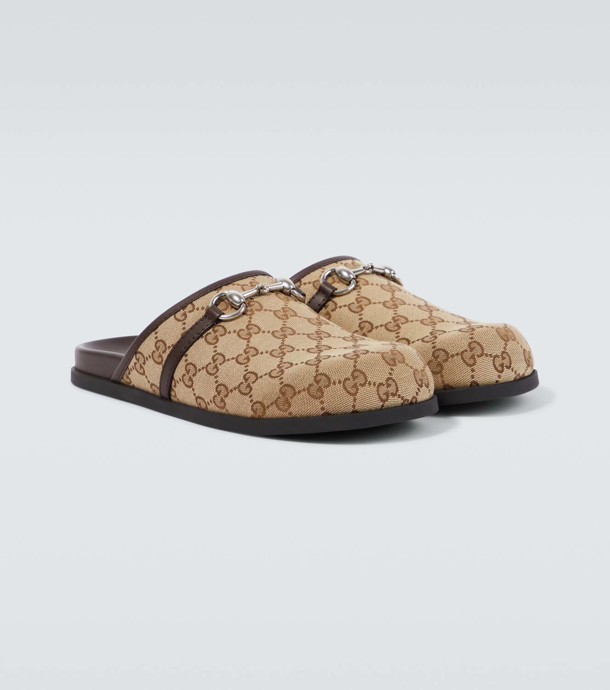 Gucci Horsebit GG canvas mules Gucci