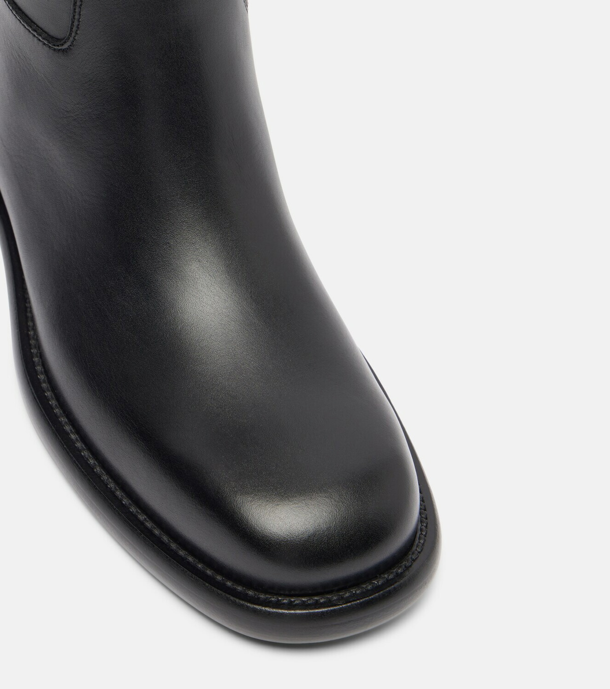 Burberry Cavalier leather knee-high boots