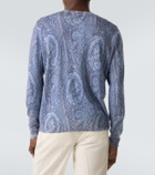 Etro Paisley silk and cashmere sweater