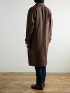 Nudie Jeans - Will Houndstooth Wool-Blend Coat - Brown