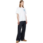 Casablanca White 'L'Arche' Short Sleeve T‑shirt