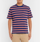 Beams Plus - Striped Cotton-Jersey T-Shirt - Men - Blue