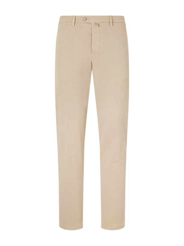 Photo: Kiton - Straight-Leg Lyocell-Blend Trousers - Neutrals