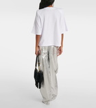 Isabel Marant Ben printed cropped cotton T-shirt