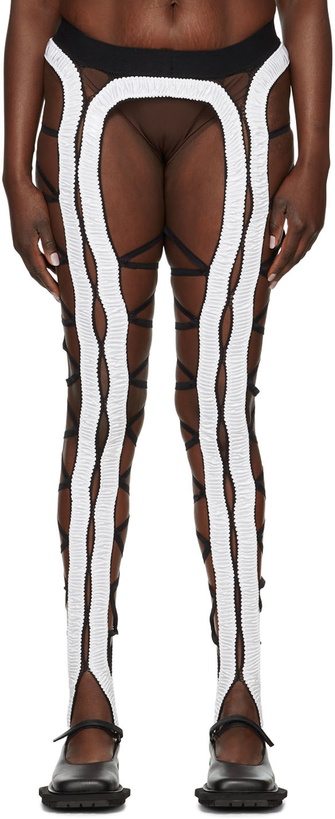 Photo: Sinéad O’Dwyer White Silk Harness Tights