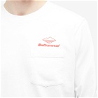 Battenwear Men's Long Sleeve Team Pocket T-Shirt in White