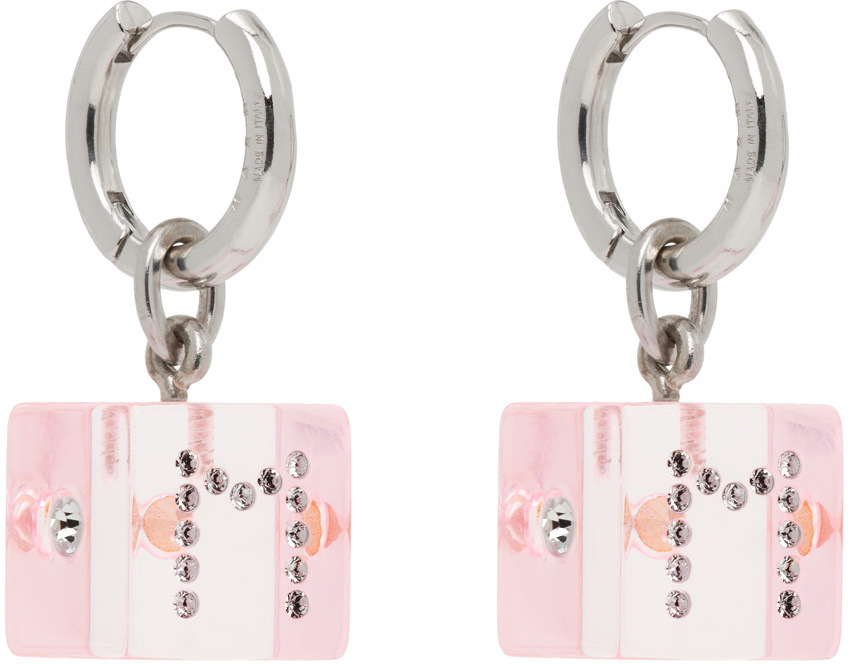 Marni Pink Dice Earrings