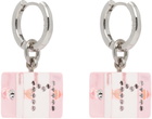 Marni Pink Dice Earrings