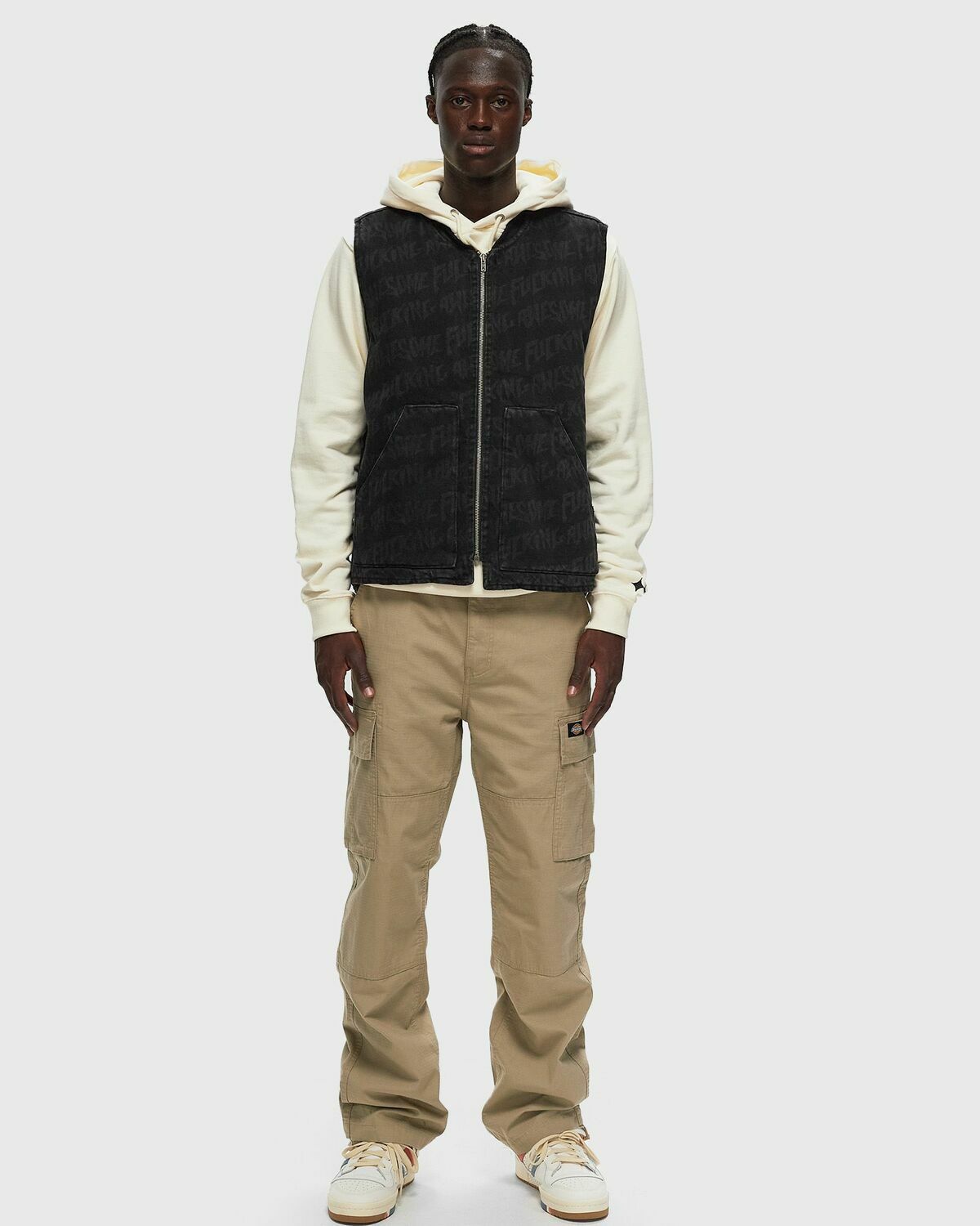 Fucking Awesome Stamp Denim Vest Black Vests