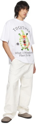 Online Ceramics White Together Turtle T-Shirt