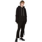 Rick Owens Drkshdw Black Hustler Hoodie