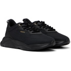 Hugo Black Logo Stamp Sneakers