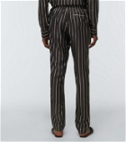 Dolce&Gabbana Striped silk pajama top
