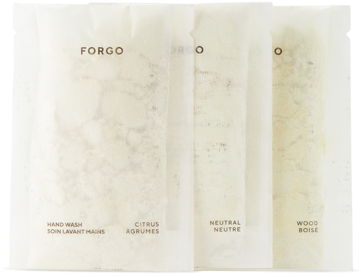 Photo: FORGO Three Scents Hand Wash Refill Set, 3 x 12 g