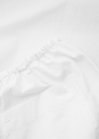 Matteau Drawcord Cotton-poplin Trousers White