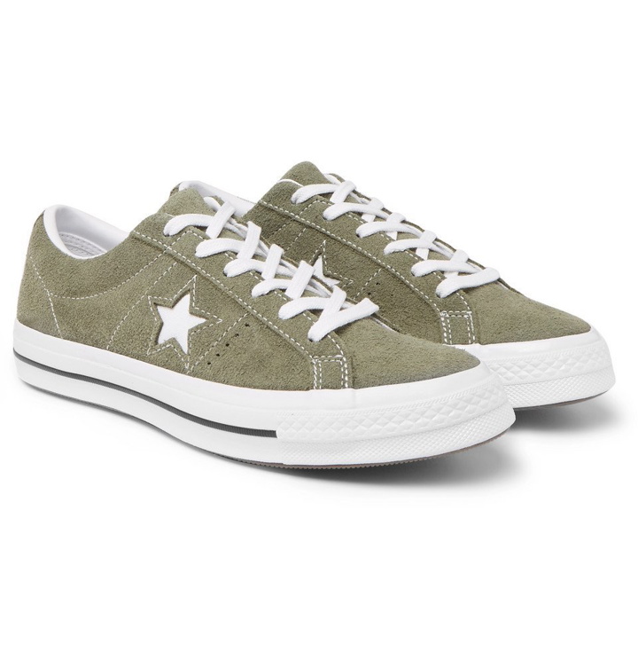 Photo: Converse - One Star OX Suede Sneakers - Men - Green