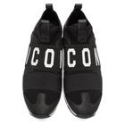 Dsquared2 Black Neoprene Icon Sneakers