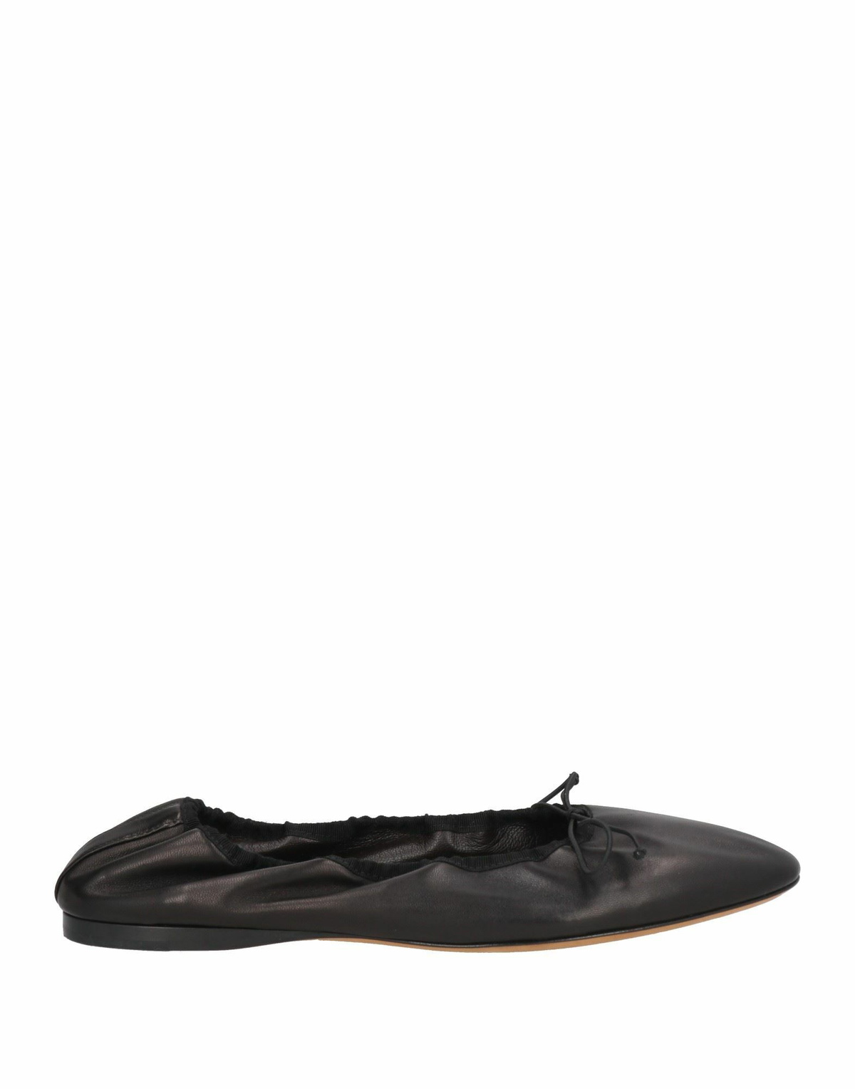The Row Square leather ballet flats The Row