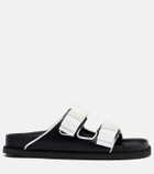 Birkenstock 1774 Arizona bow-detail satin sandals