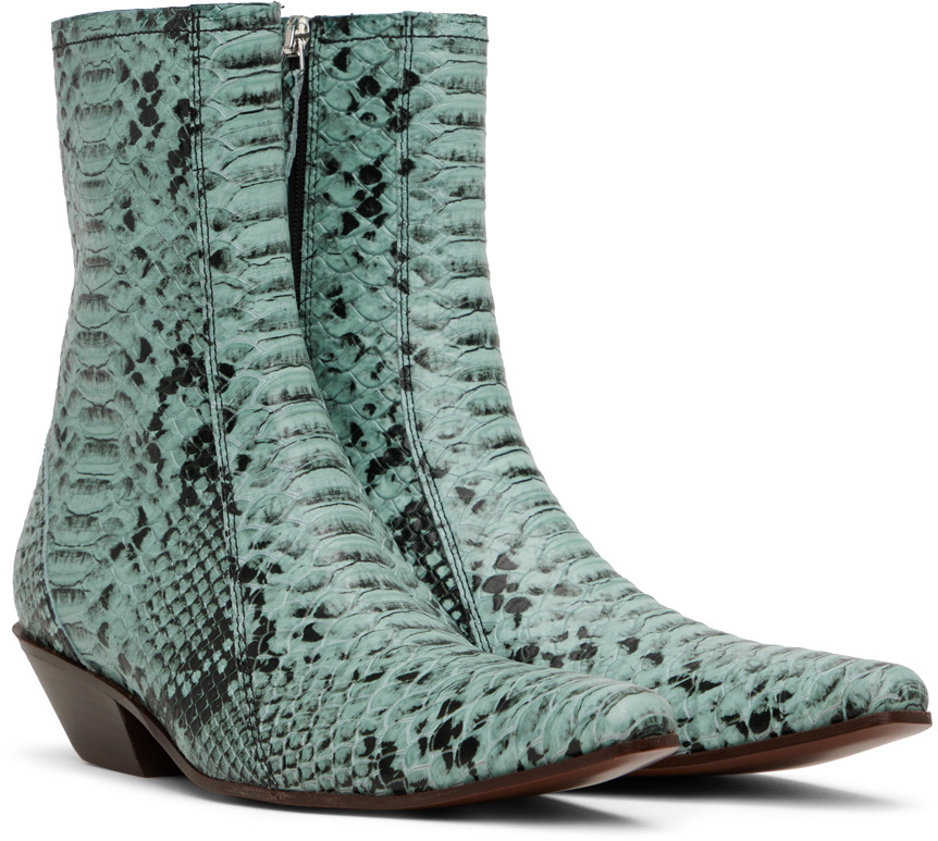 Acne studios hotsell snakeskin boots