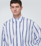 Our Legacy Borrowed striped cotton shirt