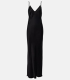 Isabel Marant Nevana satin maxi dress
