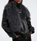Yves Salomon Shearling scarf