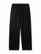 ssstein - Straight-Leg Wool and Cashmere-Blend Trousers - Black