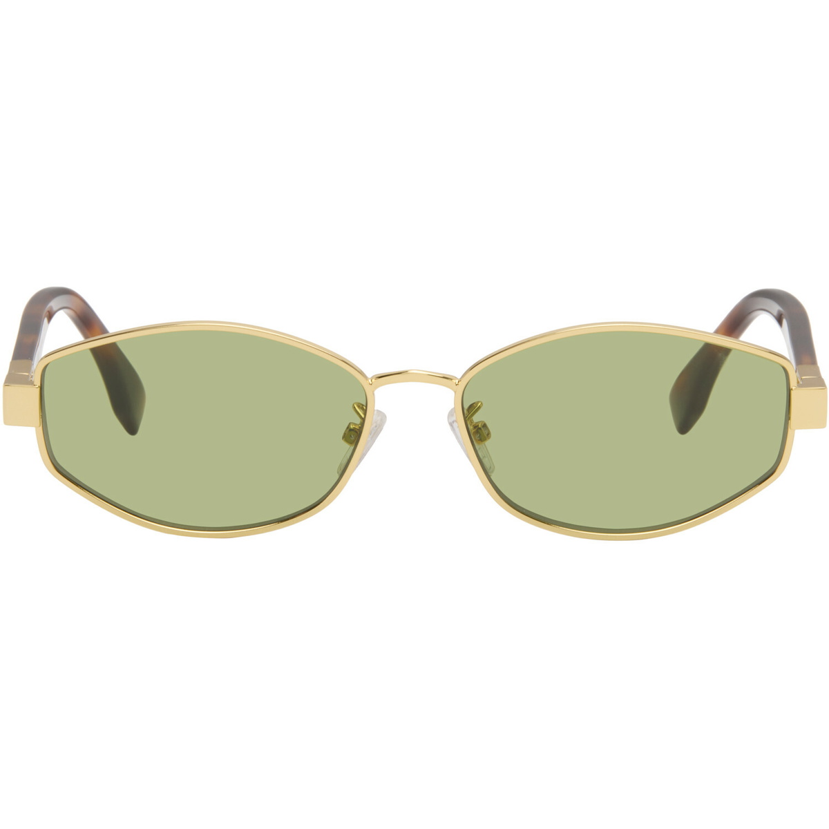 Fendi Gold Baguette Sunglasses