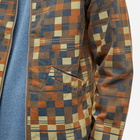 Folk Men's Checkerboard Signal Jacket in Copper