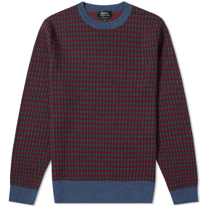Photo: A.P.C Dito Textured Crew Knit