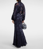 Etro Floral embroidered maxi skirt