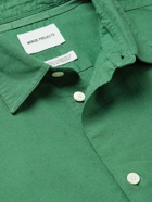 Norse Projects - Hans Cotton and Linen-Blend Shirt - Green