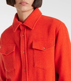 God's True Cashmere Fire cashmere shirt