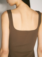 Entire Studios Square Neck Mini Dress
