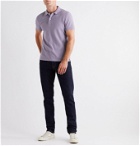 TOM FORD - Slim-Fit Cotton-Piqué Polo Shirt - Purple