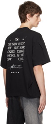 ADER error Black Printed T-Shirt