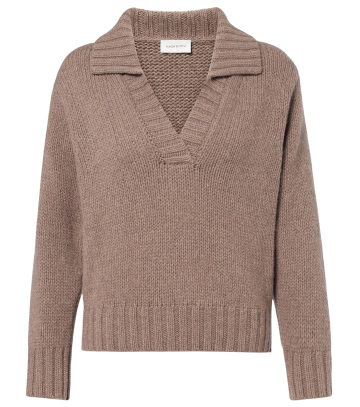 Photo: Magda Butrym Cashmere polo sweater